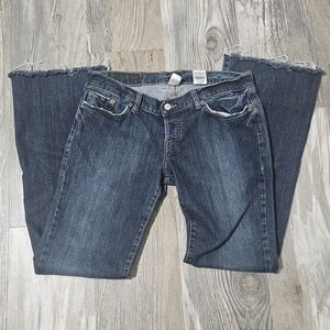 Lucky Brand Dungarees lil magie jean size 12/31 Y2K